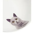thumbnail image 2 of Pet Portrait White Porcelain Side Print 8" Plate Set - I Love Chartreux, 2 of 5