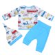 thumbnail image 1 of Conjunto De Ropa Para Bebé Recién Nacido, 3 Uds., Camiseta Con Estampado De Coche, Pantalones Azules Y Sombrero (100Cm)-154834,04 Tmvgtek Bebé, 1 of 7