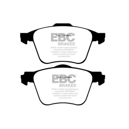 EBC Brakes Greenstuff 2000 Series Sport Brake Pad Set