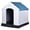 35-inch, variant on Elevon 35IN Dog House, Insulated Durable Plastic Material, Weather and Water Resistant, with Air Vents and Elevated Floor, for Small Medium Large Dogs
