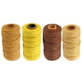 thumbnail image 1 of 4 Rouleaux de Corde en Coton Tressé Multifonctionnel 2mm d'Épaisseur pour Bricolage (Café, Jaune, Marron, Style Kaki, 100 Yards Chacun), 1 of 8