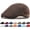 Coffee, variant on Mens Mesh Newsboy Cap, Breathable Beret Ivy Hat, Cabbie Driving Hats for Men and Women