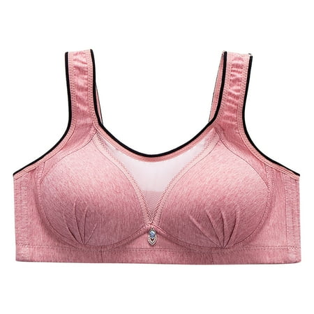 Ramiter Plus Size Lingerie Women s Underwire Unlined Bra Minimizers Non-Padded Bra Full Coverage Lace Mesh Sexy Sheer Plus Size Bra 40 C