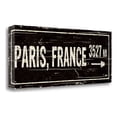 thumbnail image 2 of 28" x 12" Destination Signs I by Pela Studio- Print on Canvas Fabric Multi-Color, 2 of 3