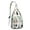 White-5, variant on Vintage Cat Print Sling Backpack – Cute Watercolor Hand-Drawn Cat Crossbody Bag for Travel & Hiking