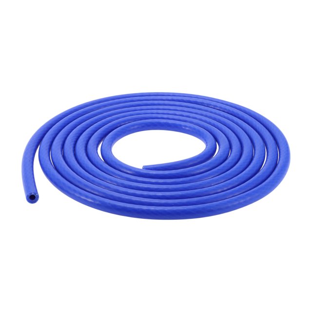Manguera de vacío de silicona Unique Bargains, línea de vacío automotriz, 9.8 pies, 1/4" 6 mm ID, grosor de 3 mm, 1 Pc, alta temperatura, presión máxima de 130 PSI para aire y agua
