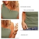 thumbnail image 4 of Camiseta sin mangas con tirantes y un solo hombro para mujer, Top informal de verano sin mangas para playa, Club, fiesta de vacaciones, uso diario, 4 of 5