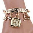 thumbnail image 4 of KMYY Bracelet Wrist Watch Rhinestone Flower Heart Style Stainless Steel Quartz Bracelet Watch, 4 of 8