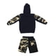 thumbnail image 1 of Pantalones cortos con capucha de camuflaje perfecl Moda Hombre 1:6 para muñeca HT de 12'', 1 of 9