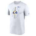 thumbnail image 2 of Men's Nike  White Los Angeles Rams Legend Icon Performance T-Shirt, 2 of 3