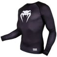 thumbnail image 3 of Venum Men's Contender 3.0 Long Sleeve Compression Tee Shirt Black/White, 3 of 4
