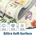 thumbnail image 6 of Hasoo Large Washable Rug 9' x 12' Area Rug for Living Room Vintage Floral Non Slip Neutral Indoor Decor Carpet, Beige, 6 of 6