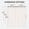 thumbnail image 6 of Aofoto Yellow Black and Grey Ombre Blackout Curtains 42 x 84 Inch, Room Darkening Thermal Insulated Energy Saving Grommet Curtains, 2 Panels, 6 of 6