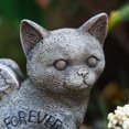 thumbnail image 5 of Aodebiao Resin Pet Memorial Tombstone – Heartfelt Grave Marker for Cats & Dogs, Indoor/Outdoor Garden & Patio Decor (5.5x4.1x1.8in, Weatherproof Gray), 5 of 10
