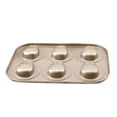 thumbnail image 1 of Advancent Molde para pasteles de 6 cavidades, molde para mousse de gelatina de acero al carbono, para hornear en la cocina Herramientas y accesorios para hornear Advancent HA061128-00B, 1 of 6