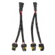 thumbnail image 1 of Lot de 2 câbles répartiteurs bidirectionnels mâles et femelles 9005/9006 pour phares de camion et pick-up, adaptateur de faisceau de câbles LED, 1 of 4