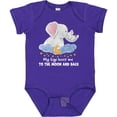 thumbnail image 3 of Inktastic My Gigi Loves Me to the Moon and Back Elephant Family Boys or Girls Baby Bodysuit, 3 of 5