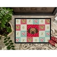 thumbnail image 3 of Carolines Treasures CK5240MAT Tibetan Spaniel Love Door Mat Indoor Rug or Outdoor Welcome Mat 18x27 Doormat 27"L x 18"W, 3 of 4