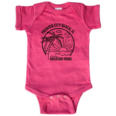 

Inktastic Summer Vacation Mode Panama City Beach Florida Gift Baby Boy or Baby Girl Bodysuit