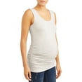 thumbnail image 2 of Oh! Mamma Maternity Women's Short Sleeve T-Shirt & Tank Top, 2 Pack (Womens & Women's Plus), 2 of 5