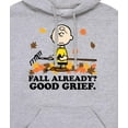 thumbnail image 3 of Peanuts - Charlie Brown Fall Already - Men's Pullover Hoodie, 3 of 6