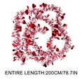 thumbnail image 6 of PEIBang 6.6Ft Valentine Tinsel Garland Decoration,Shiny Heart Tinsel Metallic Tinsel Twist Garland for Home Party Wedding Decorations, 6 of 6