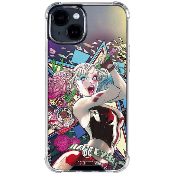 Skinit DC Comics Harley Quinn Action Pose iPhone 14 Clear Case