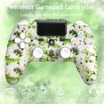 thumbnail image 6 of Wireless Controller Compatible with P4/P4 Slim/P4 Pro/Windows PC, Green, 6 of 7