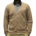 thumbnail image 3 of Classics By Palmland Men's Long-Sleeve Links Cardigan Sweater, 3 of 13