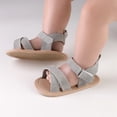 thumbnail image 3 of Baby Girls Sandals Summer Shoes Outdoor First Walker Toddler Girls Boys Shoes for 0-18 Months, 3 of 9