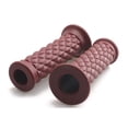 thumbnail image 3 of Empuñaduras de manillar de moto StarknightMT Vintage Rubber Brown, 3 of 6