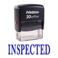 thumbnail image 1 of Printtoo INSPECTED Self Inking Rubber Stamp Office Stationary Stamp-Blue, 1 of 1