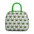 thumbnail image 2 of Lunch Bag Lunch Box for Women Reusable Insulated Lunch Bags,Water-Resistant Green Crab Cooler Lunch Tote Bag, Large Capacity for Work Travel Picnic, 2 of 6
