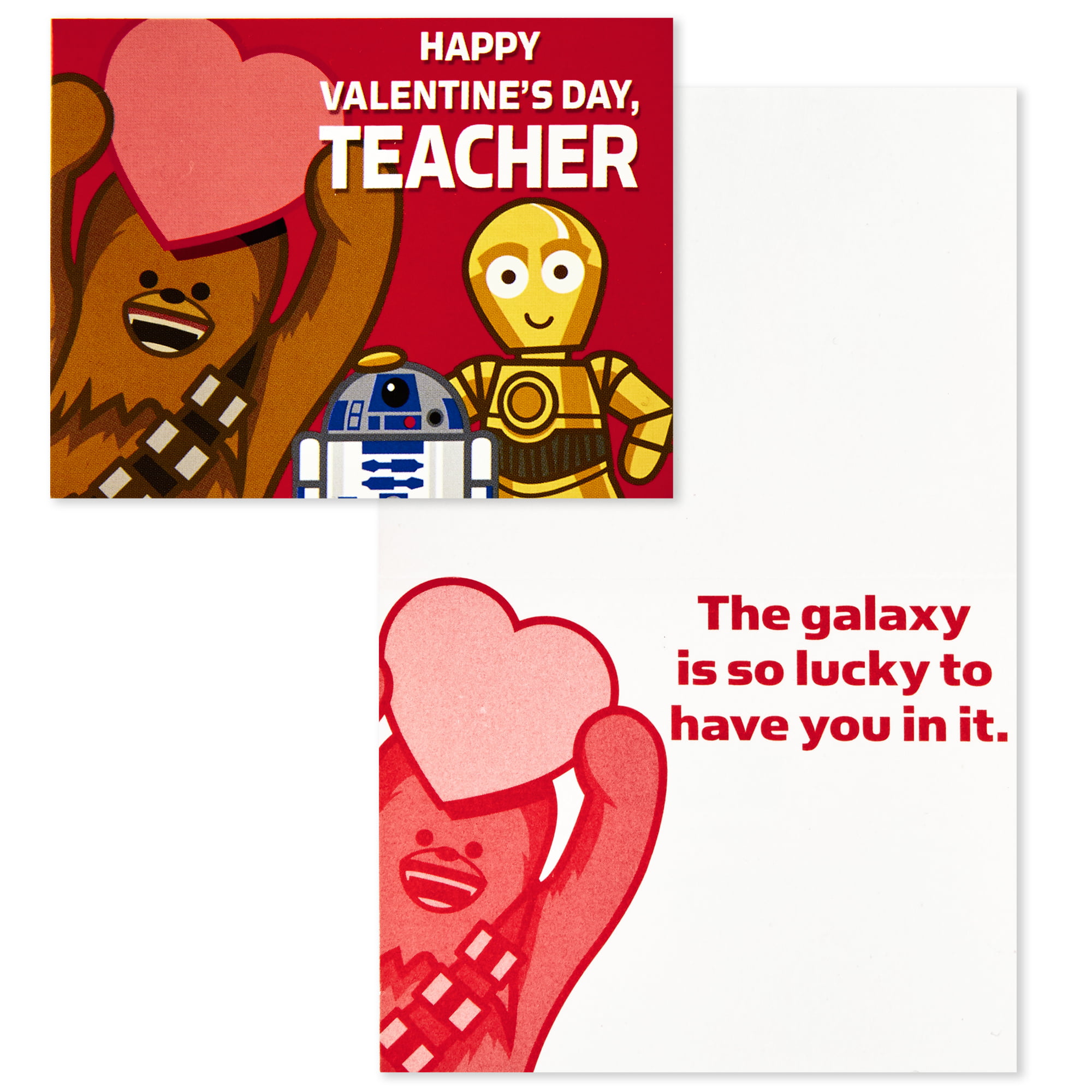 Disneys Star Wars 32 Count Valentine Exchange Cards 