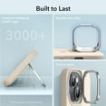 thumbnail image 3 of ESR iPhone 15 Pro Max Case Cloud Silicone MagSafe with Stash Stand Military-Grade Protection, Tan, 3 of 8