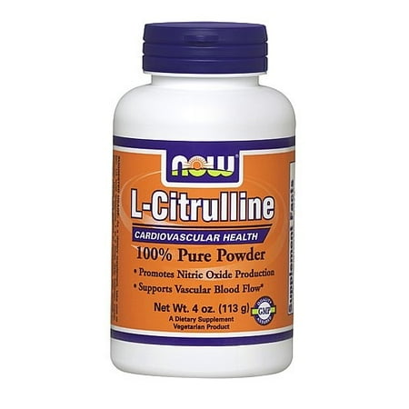 NOW Foods L-Citrulline Pure, Powder, 4 oz