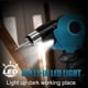 thumbnail image 3 of Clava Alimentada Con Batería Inalámbrica, Chuck Magnético, Luz LED, Velocidad Del Motor De 14000r / Min Para Proyectos De Carpintería, ángulo Ajustable De 0-90, Agarre De, 3 of 7