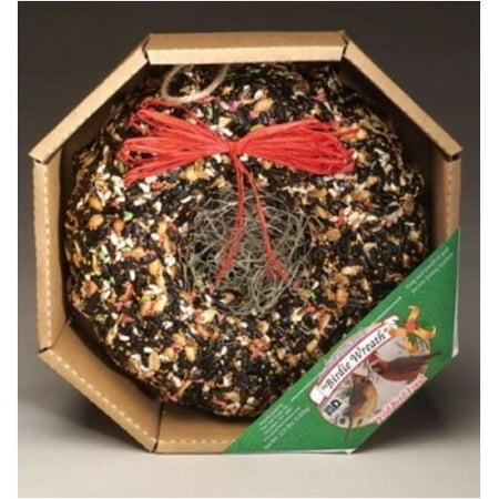 - Pine Tree Farms Holiday Birdie Seed Wreath- 2.25 Lb (1351) Wild Bird Seed Food