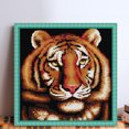 thumbnail image 2 of Cuentas Bordado Impresas 9CT Punto Cruz Tigre Arte Pared para El 44x45cm, 2 of 9