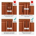 thumbnail image 5 of Cabinet Locks - Life Child Safety Locks 4 Pack - Baby Safety Cabinet Locks - Baby Proofing Cabinet Kitchen System with Strong Adhesive Tape, 5 of 5
