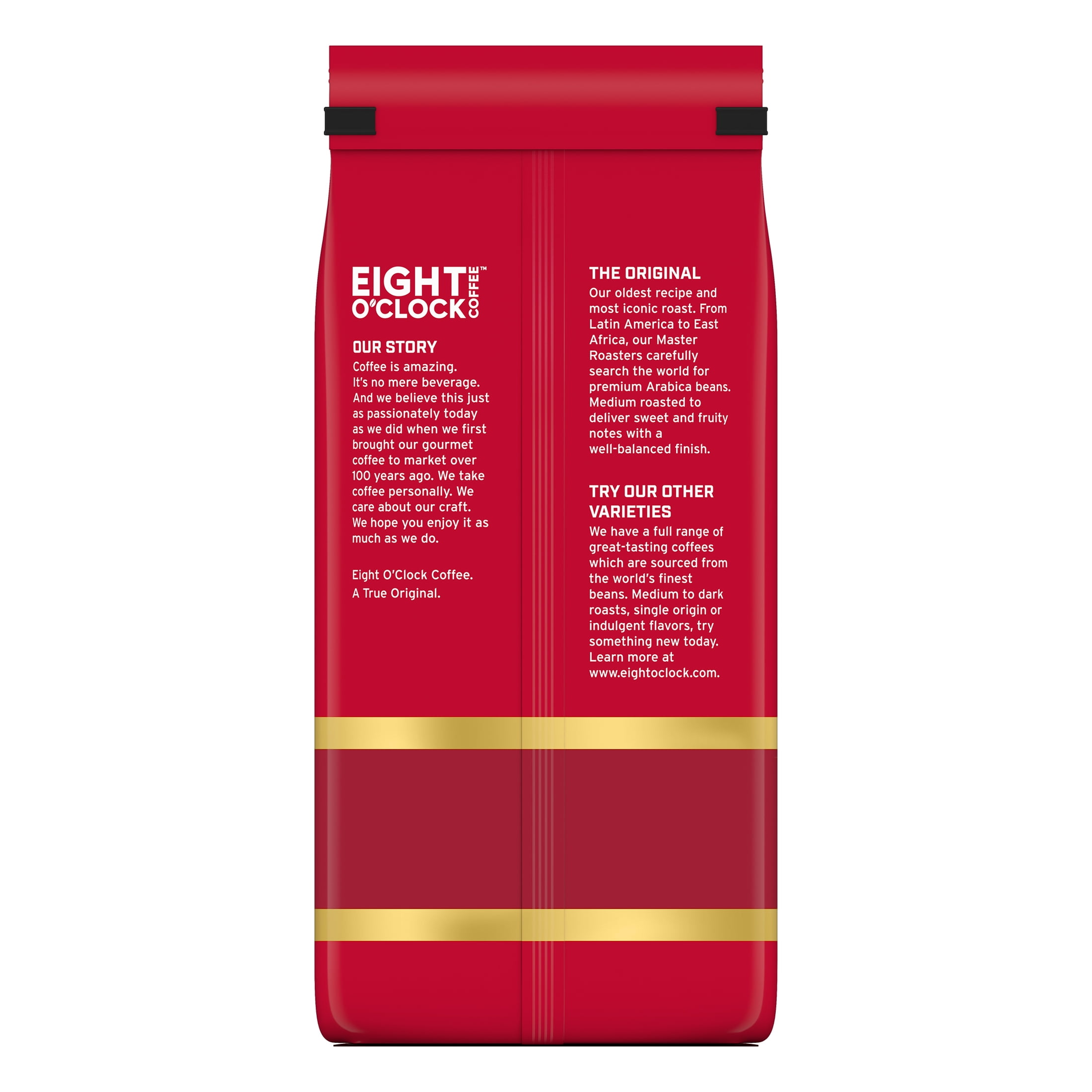 Eight O'Clock Coffee Medium Roast Ground The Original Coffee 32 oz