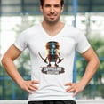 thumbnail image 4 of Cappuccino Assassino Men's V-Neck T-shirt Fun Italian Brainrot Gen Z Alpha Meme, 4 of 7