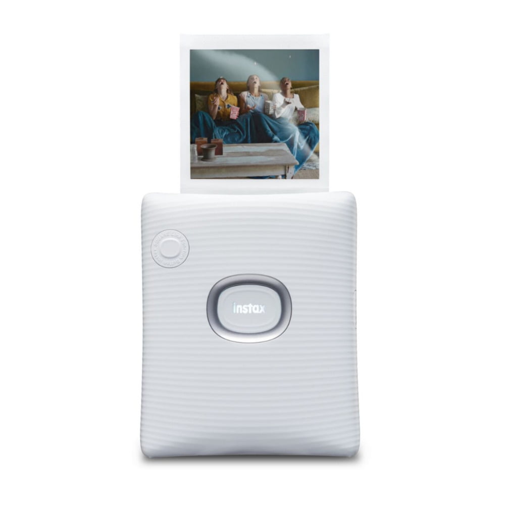 Fujifilm INSTAX Square Link Instant Printer (White) w/Instax Film Kit Bundle