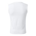 thumbnail image 5 of Women's Square Neck Sleeveless Double-Layer Tank Tops Basic Tight T Shirts, 5 of 5