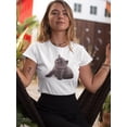 thumbnail image 2 of Furry Scottish Kitten T-Shirt Women -Image by Shutterstock, Female x-Large, 2 of 4