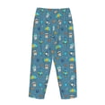 thumbnail image 5 of Daiia Teeth Cosmonaut Women's Sleep Pant with Pockets and Drawstring,Pajama Pants-X-Large, 5 of 9