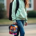 thumbnail image 2 of Car Racing Backpack Set, Durable and Lightweight, Large Capacity and Multiple, Perfect for , Daily Use, or Gifts, Designed with Matching Lunch Bag Pencil Case, Back to , for Teenager,, 2 of 10