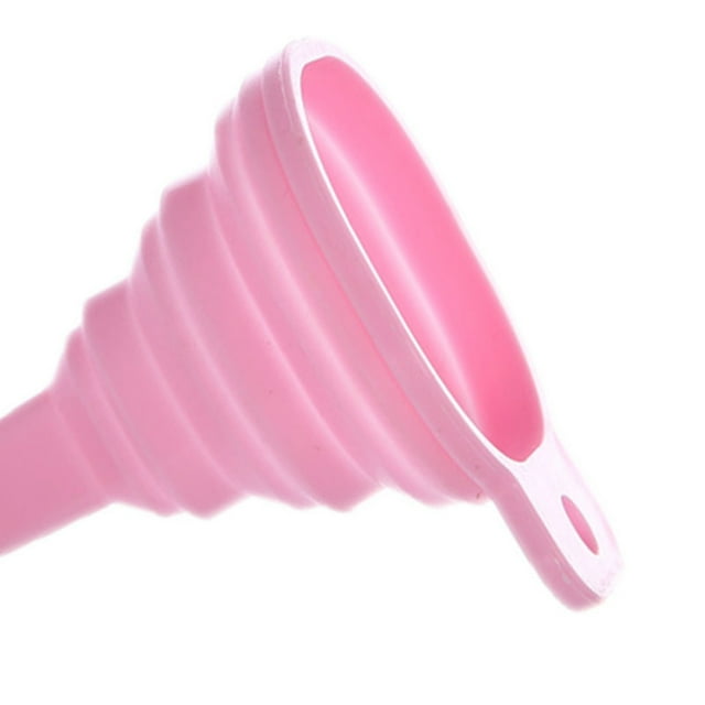 Mini TPR Pliable Entonnoir Pliable Entonnoir de Boisson Sauce Soja; Outils de Cuisine Pliables Trémie