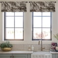 thumbnail image 4 of LALILO Kitchen Curtain Valance Striped Tiger Animal Rod Pocket Window Curtain 52"x 18" Set of 2, 4 of 6