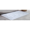 thumbnail image 3 of Luxury Holiday Christmas Holiday Trees Silver Grey Memory Foam Anti Fatigue Kitchen Bathroom Floor Mat Rug, 3 of 3